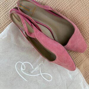 Sam Edelman Size 6 Pink Suede Flast